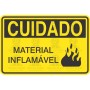 Cuidado - material inflamável